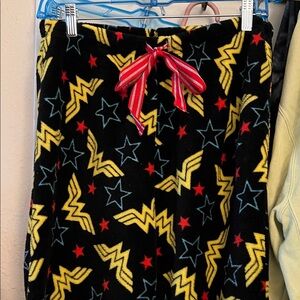 Wonder Women Soft/Fuzzy Pajamas Pants